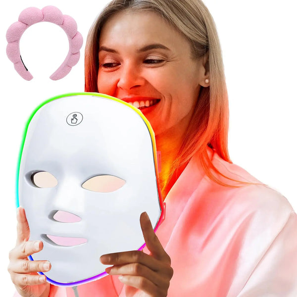 7-Color LED Light Therapy Face Mask