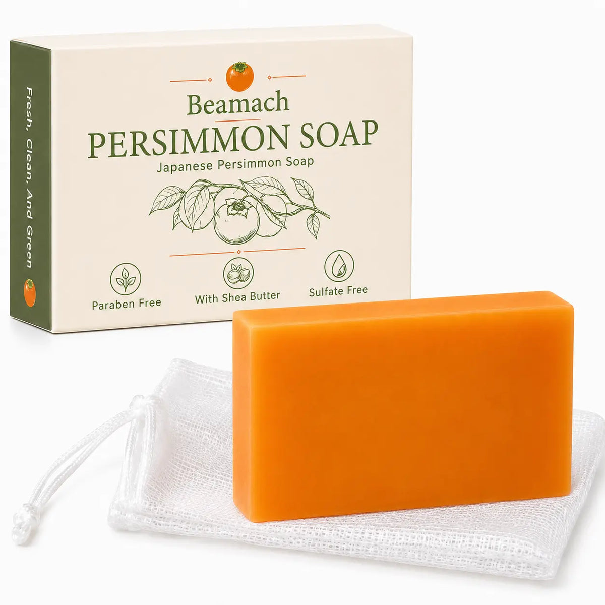 Persimmon & Green Tea Body Soap