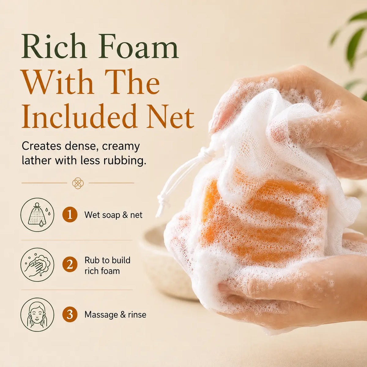 Persimmon & Green Tea Body Soap