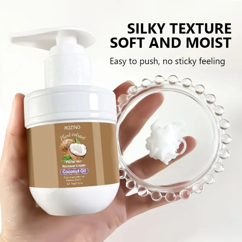 Coconut Oil Hair Removal Cream, Face & Lips