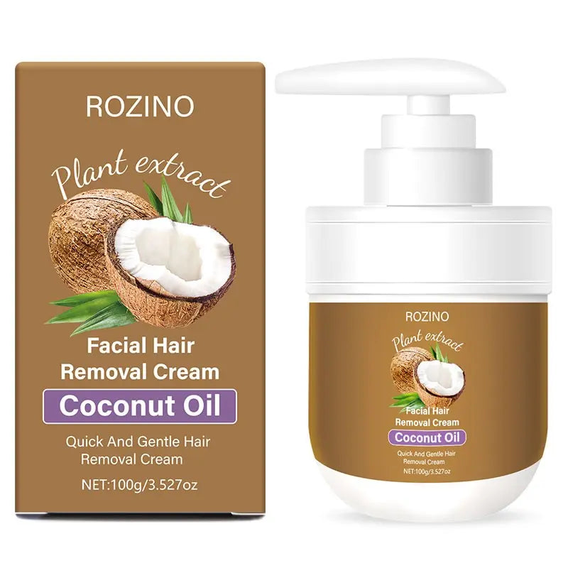 Coconut Oil Hair Removal Cream, Face & Lips