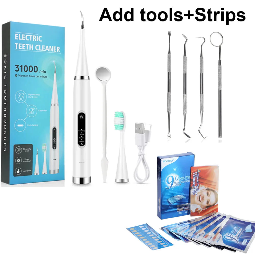 Electric Dental Scaler &amp; Tartar Remover