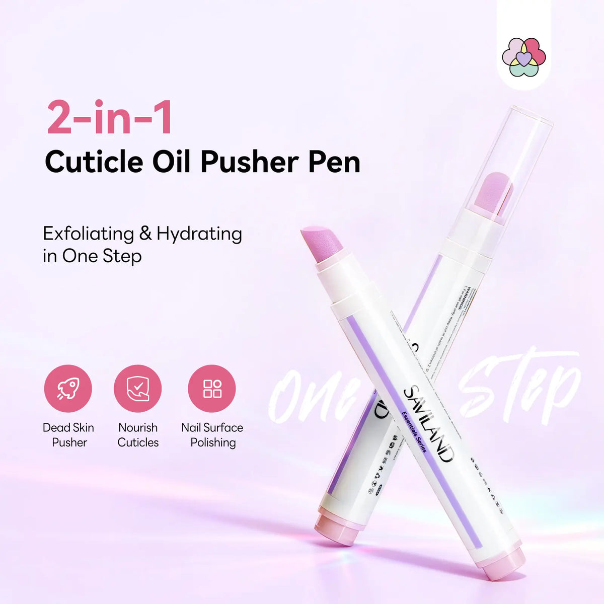 Cuticle Care Pen & Ceramic Pusher Set