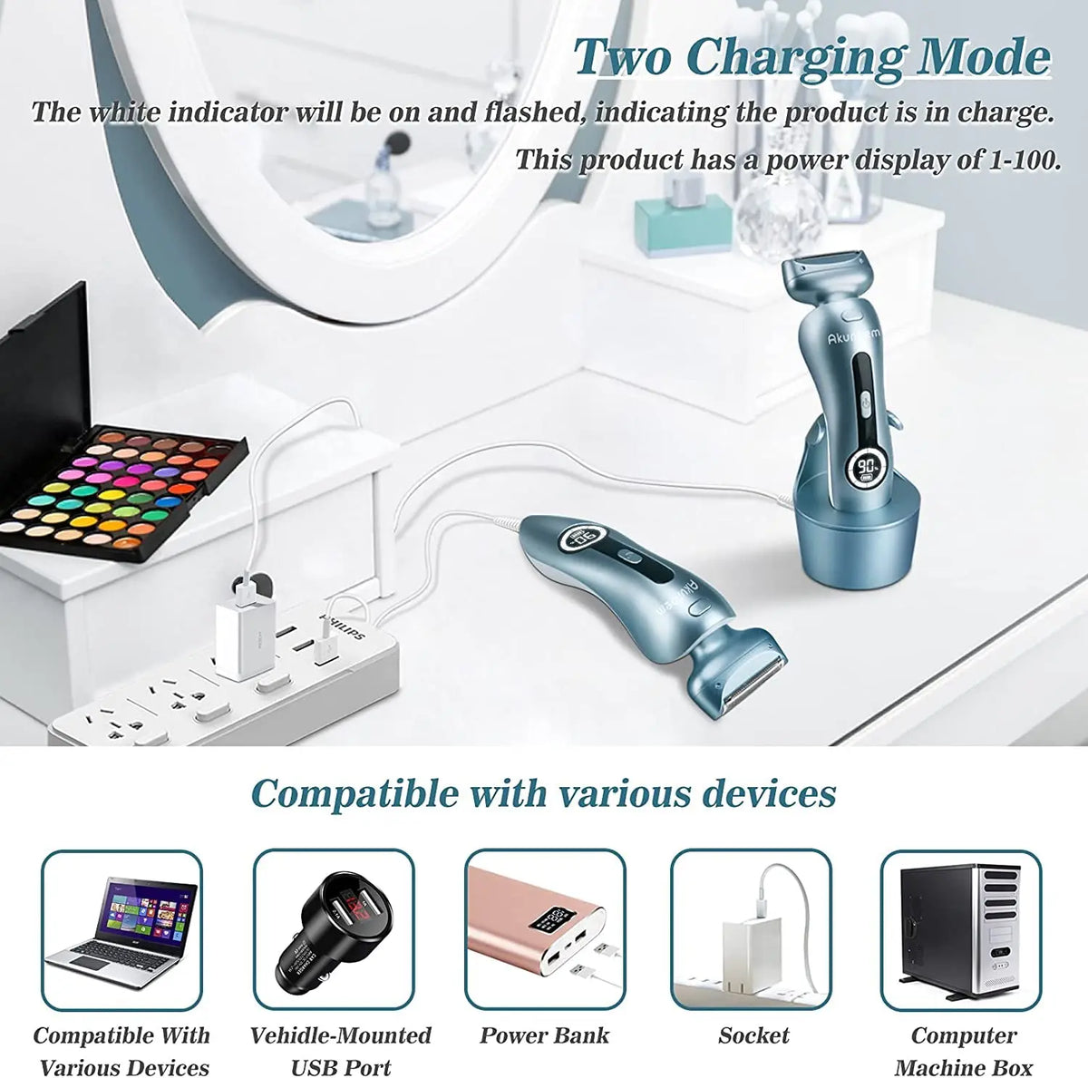 Cordless Body Shaver, Waterproof