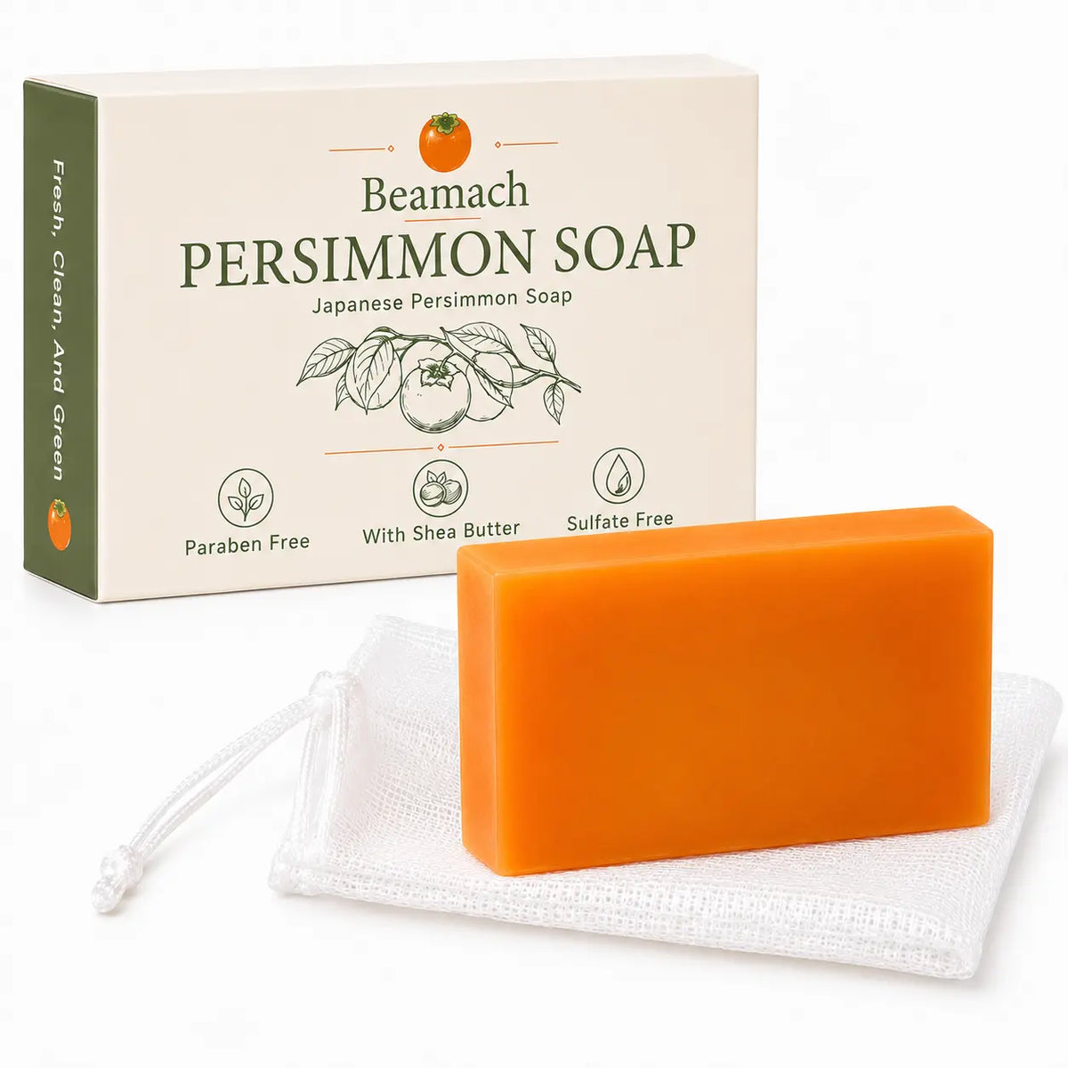 Persimmon & Green Tea Body Soap
