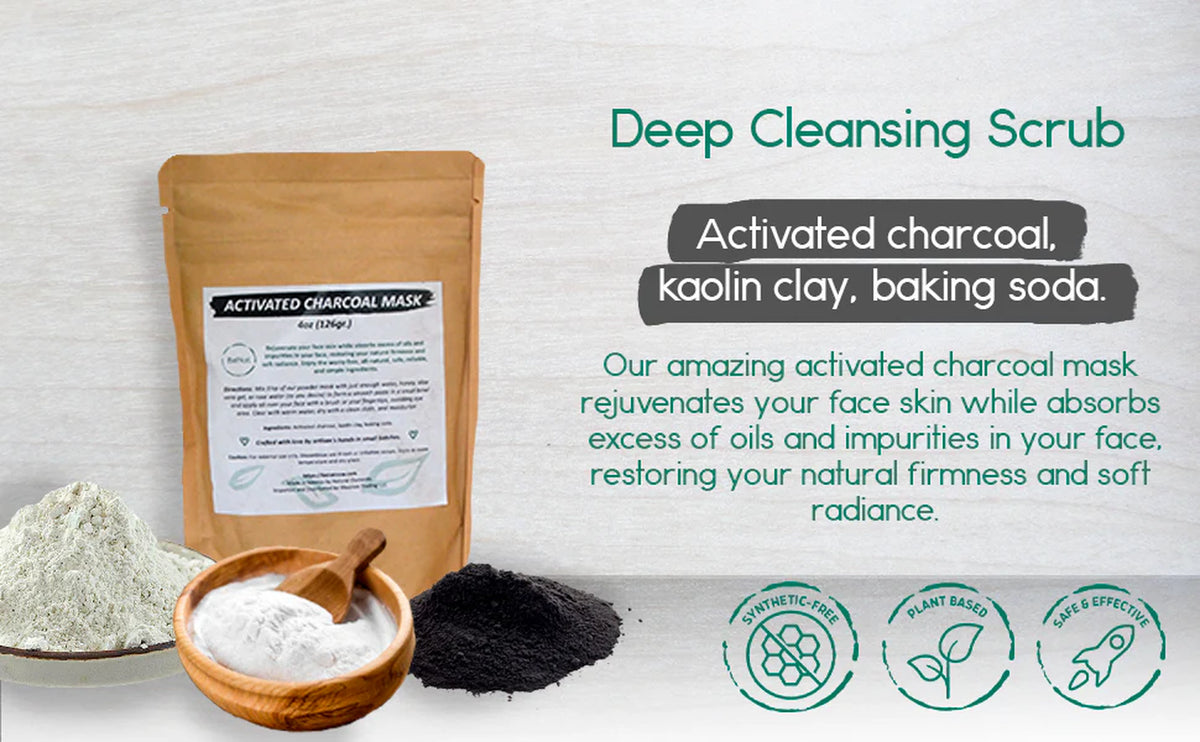 Activated Charcoal Detox Face Mask – 2-Pack