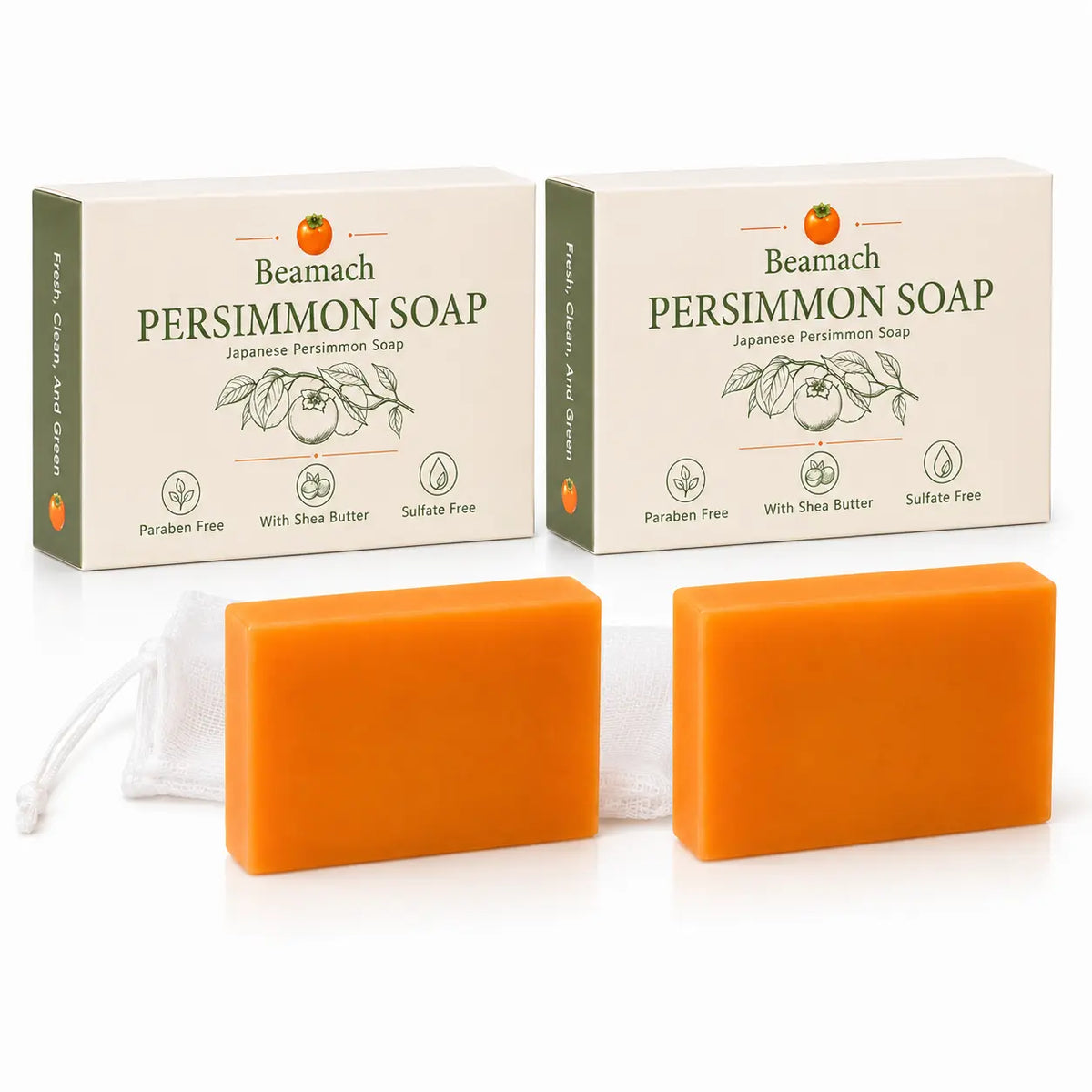 Persimmon & Green Tea Body Soap